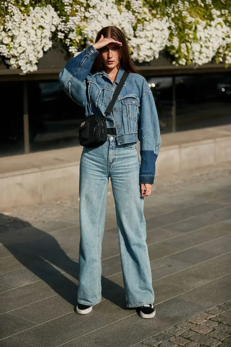 look total jeans para usar no outono