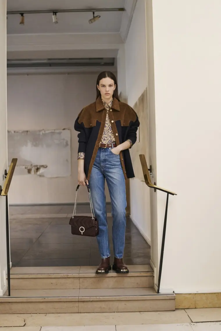 vaqueros ‌otoño estilo corte retro