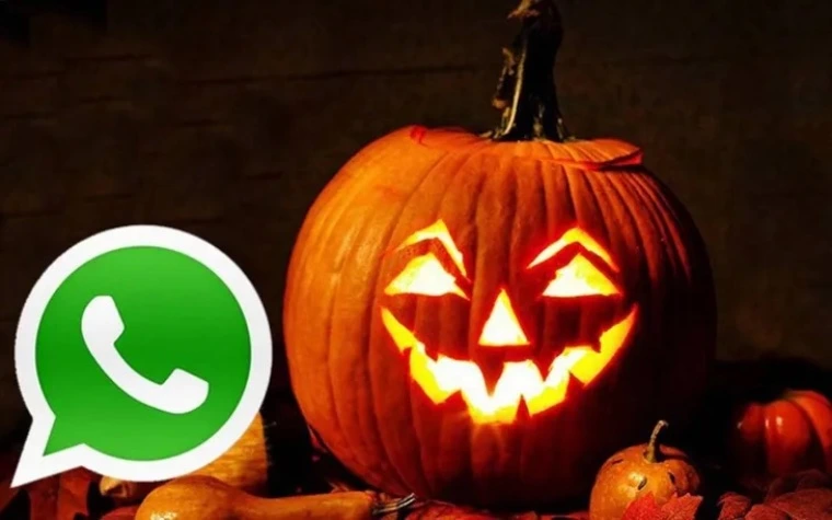 modo dia das bruxas whatsapp