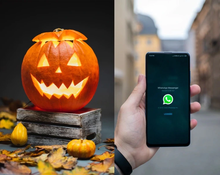 Whatsapp festeja el Halloween