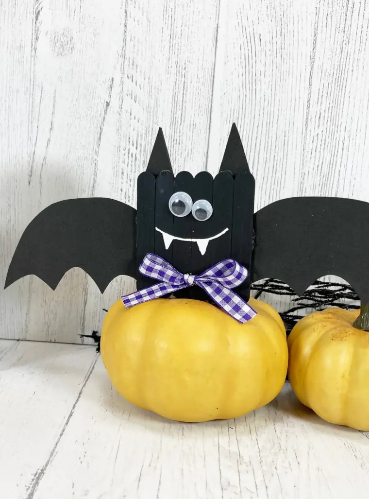 morcegos de decoração de halloween diy