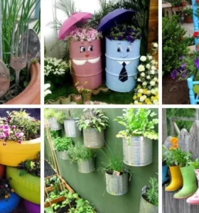 Cómo decorar un jardín con material reciclado: Mejores ideas para que tu Jardín quede perfecto