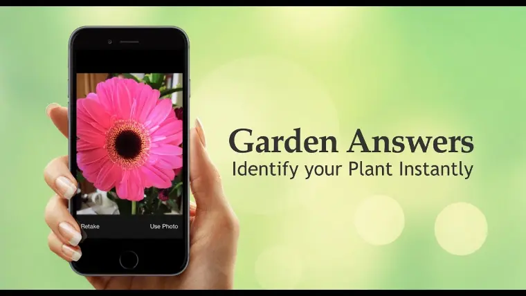 mejor app para identificar plantas Garden Answers más de 3 000 000 usuarios