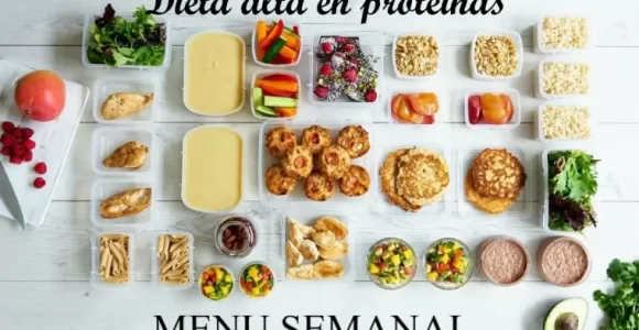 Dieta alta en proteinas menu semanal