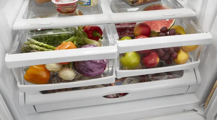 deixe as frutas e legumes respirarem organize a geladeira