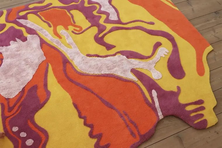 diseño de alfombras coloridas 2023