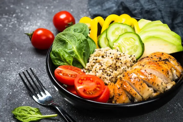 una dieta saludable para vivir más no significa no comer