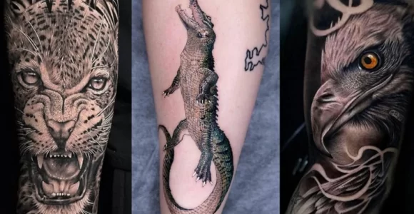tatuajes de animales llamativos