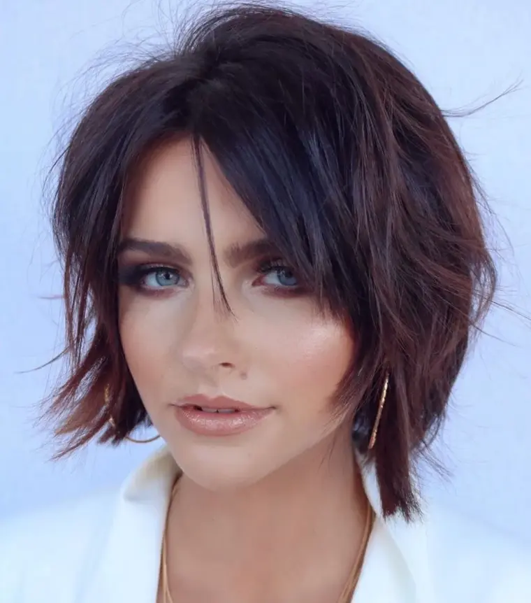 corte de pelo bob muy corto estilo