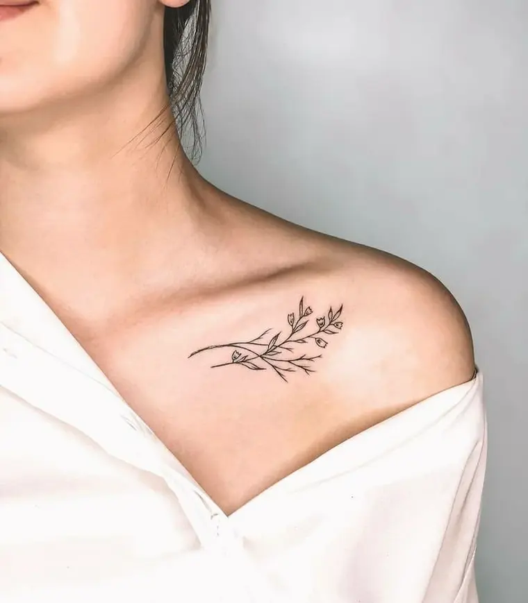 tatuajes en la clavicula mujer ideas