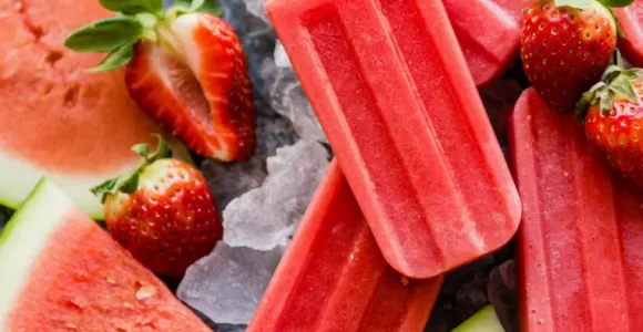 helado de sandia para el verano