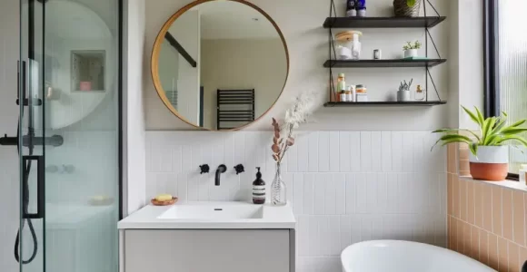 ideas espejos para baños pequeños