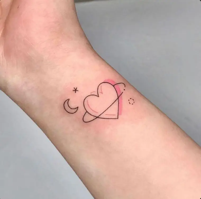 bonito tatuaje de corazon opciones estilo