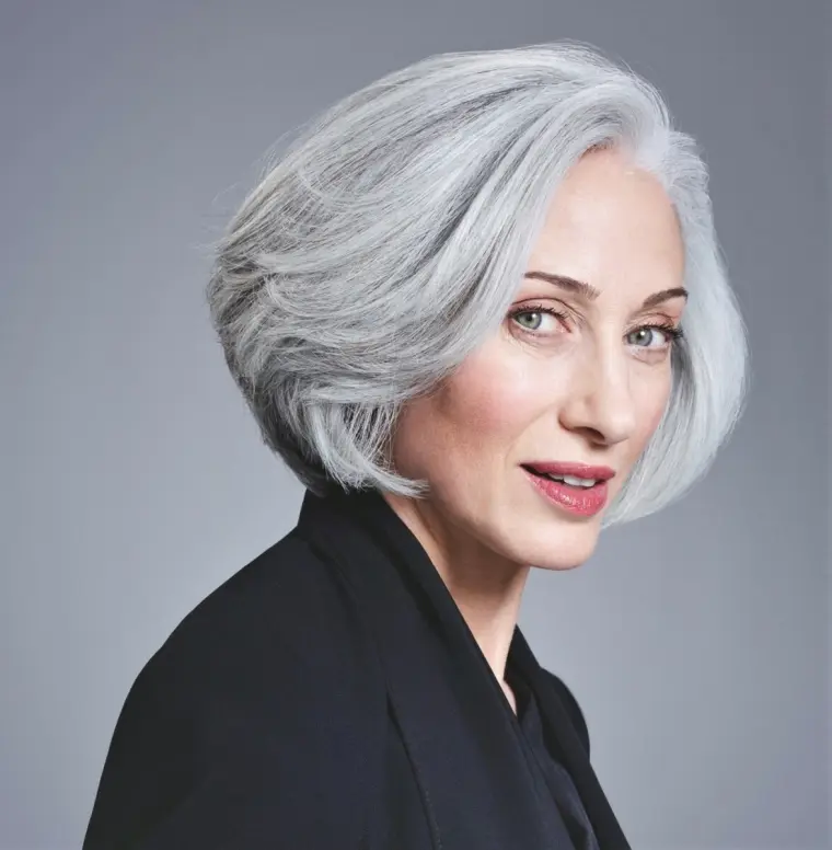 corte bob atrevido mujer 60 años