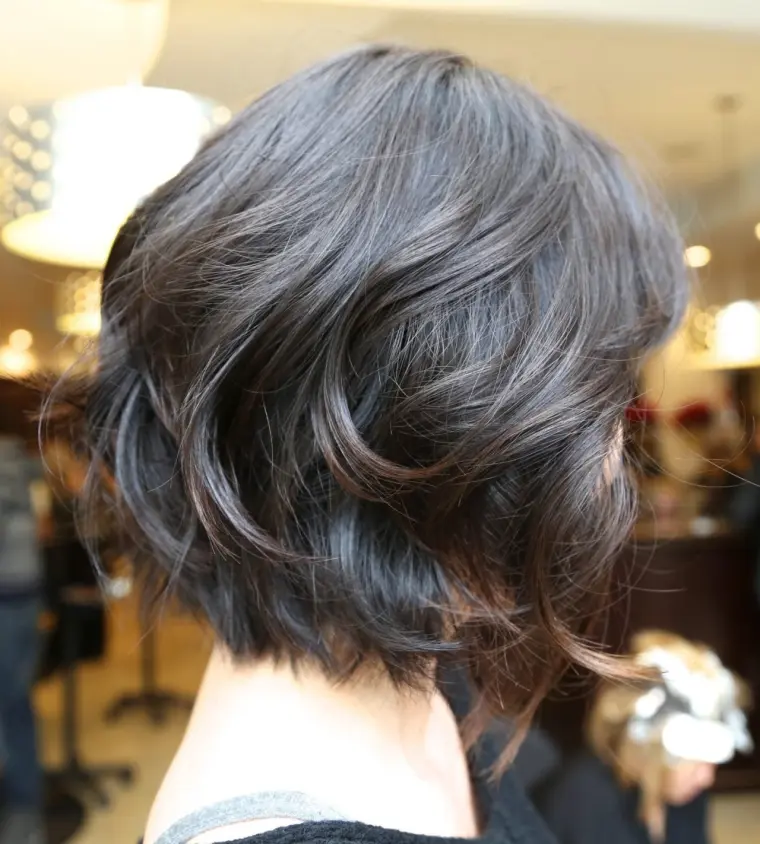 corte layared bob moda invierno ideas mujer
