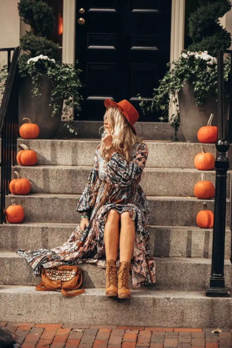 estilo boho para el otoño