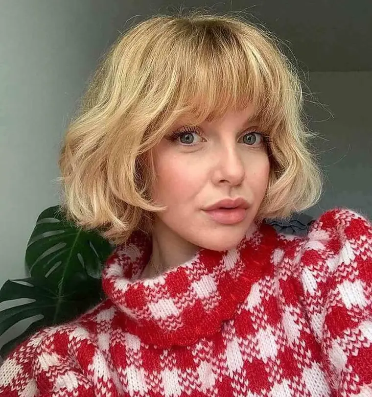 french bob a capas opciones mujer flequillo