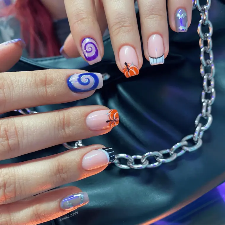 opciones de manicura halloween estilo 2023