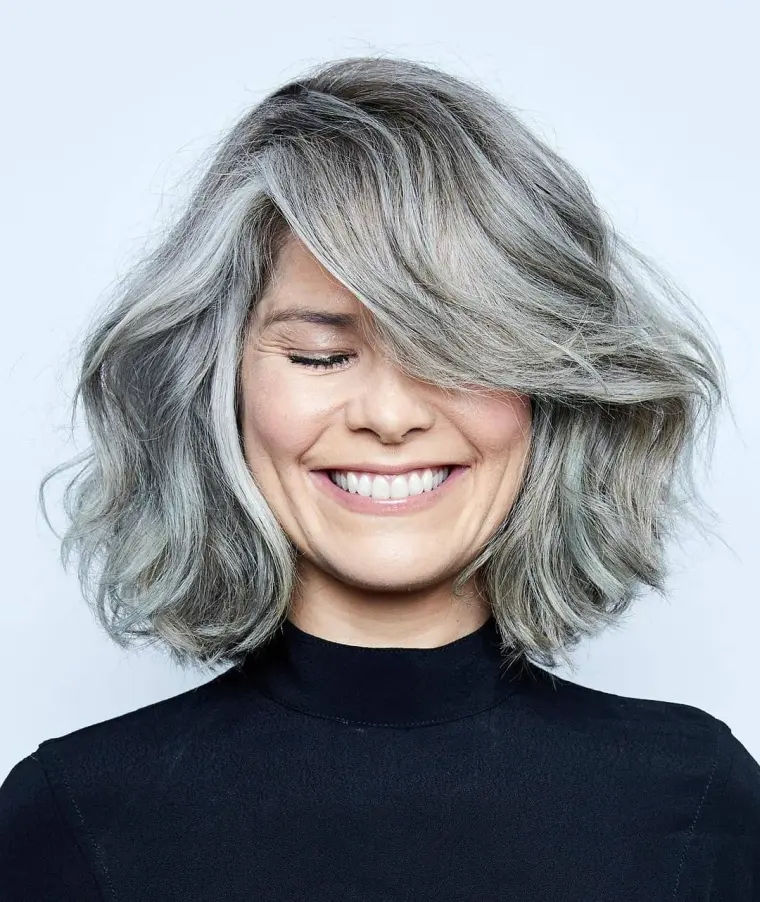 peinados mujeres con canas ideas