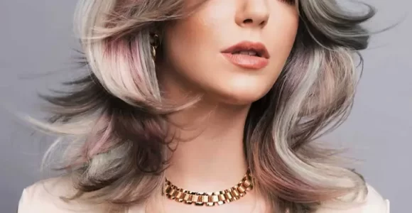 corte de moda color de moda ideas mujer flequillo