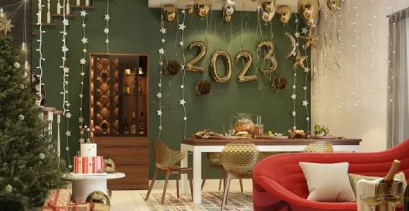 decorar la casa para el año nuevo